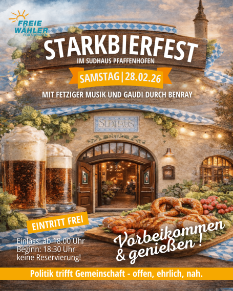 Starkbierfest der Freien Wähler Starkbierfest der Freien Wähler